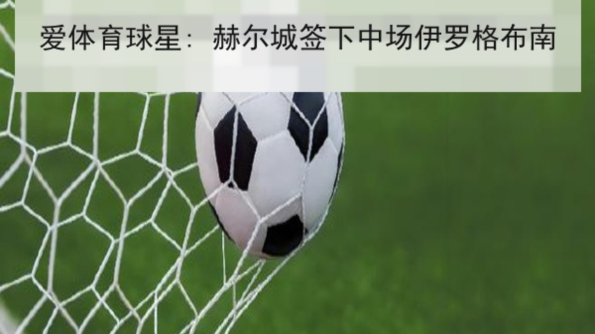 爱体育球星: 赫尔城签下中场伊罗格布南